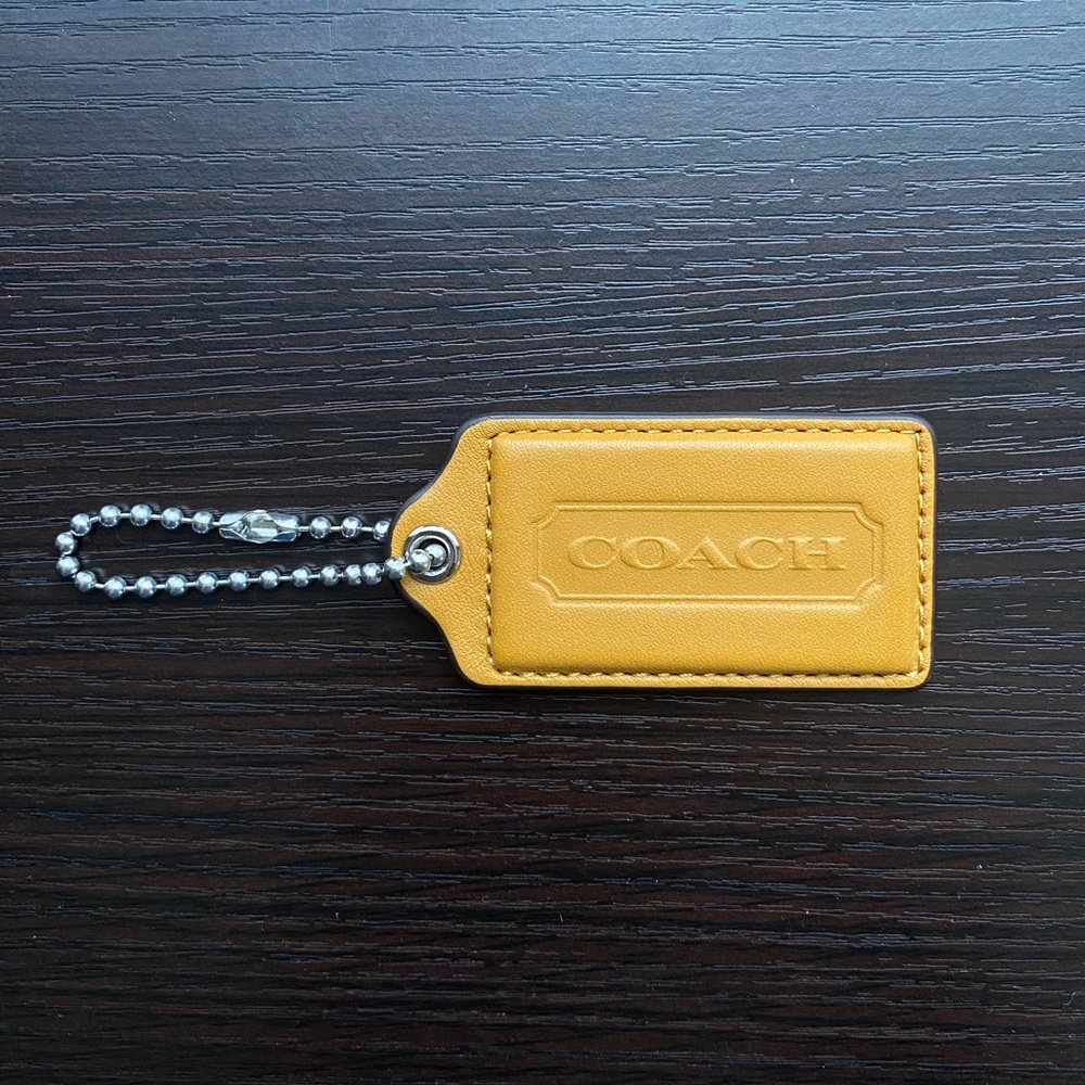 Coach Hang Tag Bag Charm